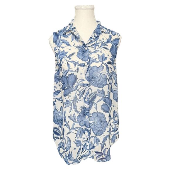 H&M Collared Sleeveless Blouse - Picture 1 of 6
